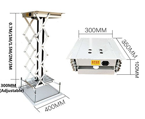CGOLDENWALL Electric Projector Lift with Remote Control (1M Running Distance)