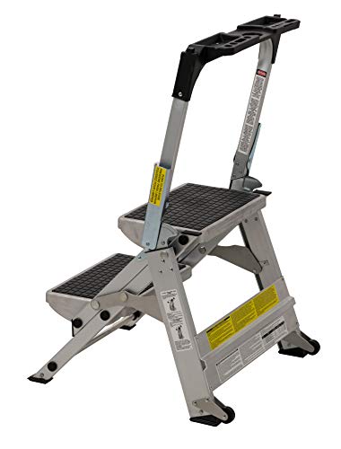 Louisville Ladder 2-Foot Step Stool, 300-Pound Capacity - L-2011-02 Silver