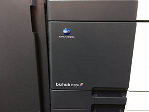Konica Minolta Bizhub C224 Copier Printer Scanner Finisher Low 89k w/ 7k Color
