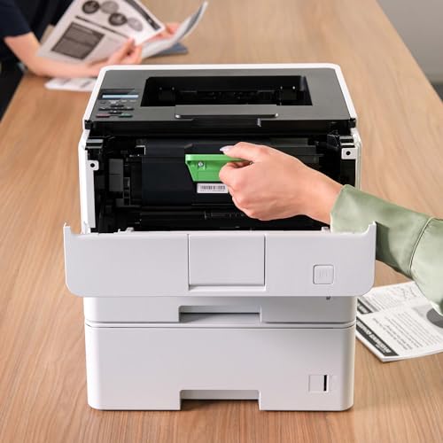 Brother HL-L5210DWT Monochrome Laser Printer with Dual Trays, Wireless Networking, Duplex Printing