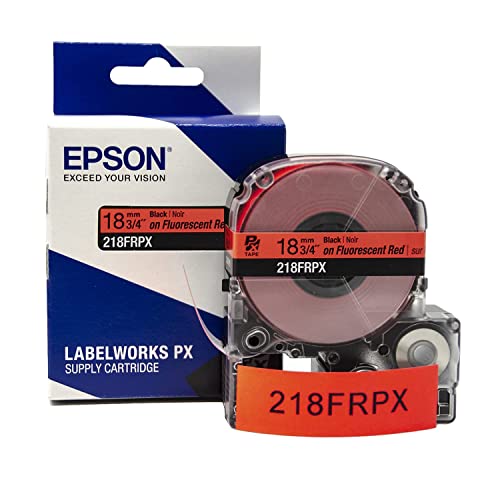 Epson LABELWORKS Safety Manager Bundle - LW-PX800 Industrial Wireless Label Maker, 236VTBYPX Tape Cartridge, 236BOPX PET (Polyester) Tape Cartridge, and 218FRPX PET (Polyester) Tape Cartridge