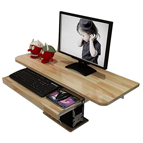 Full Solid Wood Wall Mounted Drop Leaf Table Integrated Home Office Desks Workstation Computer Notebook Children's Study Table Desk Space Saving