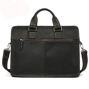 JJWC Men's Handbag Retro Business Men's Bag Diagonal Briefcase Horizontal Computer Bag (Color : C, Size : 10 * 30 * 41cm)