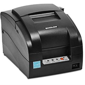 BIXOLON Receipt Printer - Two-Color (Monochrome) - dot-Matrix - Roll (3.01 in) - 80 x 144 dpi - 9 pin - up to 5.1 Lines/sec - USB 2.0, Serial - Tear bar - Dark Gray