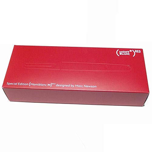 Montblanc"M" Red Resin Ballpoint Pen - 117601