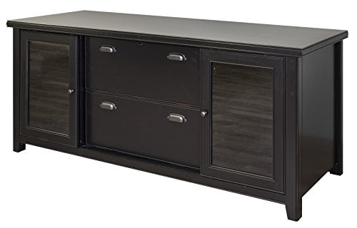 Martin Furniture Tribeca Loft Storage Credenza, Black
