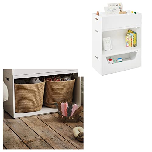 Small Gold Bookshelf with Handle - 32x18.4x66CM