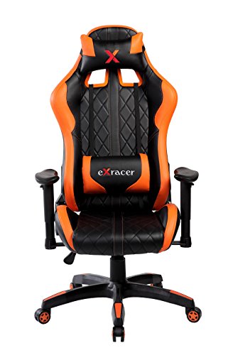 Ayvek Chairs JD-7219-OR SuperSwift Extreme Gaming Chair, Orange