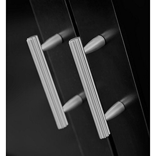 Aero Set of 2 Tall Library Storage Cabinets with Doors