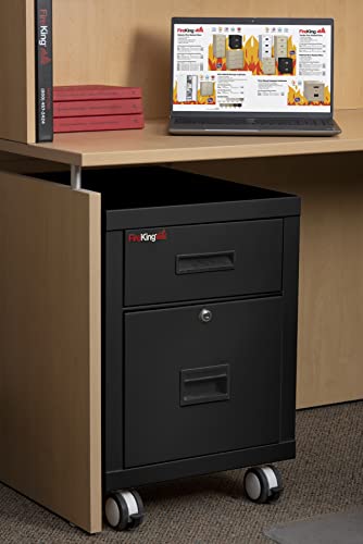 FireKing Mobile Pedestal 1-Hour Fire-Rated File Cabinet