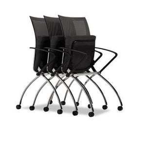 MLNTSH1BB - Mayline Valor Series High-Back Nesting Chair
