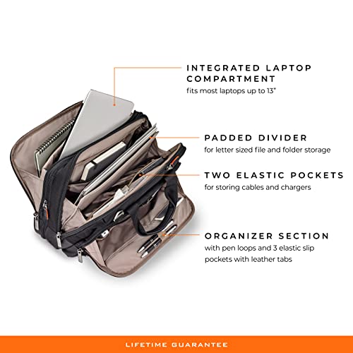 Briggs & Riley @ Work-Brief, Black, Small Expandable
