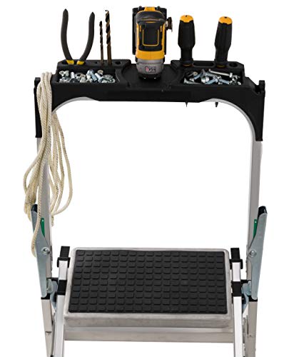 Louisville Ladder 2-Foot Step Stool, 300-Pound Capacity - L-2011-02 Silver