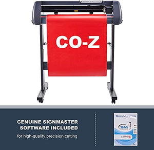 CO-Z Vinyl Cutting Machine with Stand, 28Inch Digital Graphtec Vinyl Printer Cutting Machine, Vinyl Plotter Machine T-Shirt Decal Bundle Banner Sign Making Tools