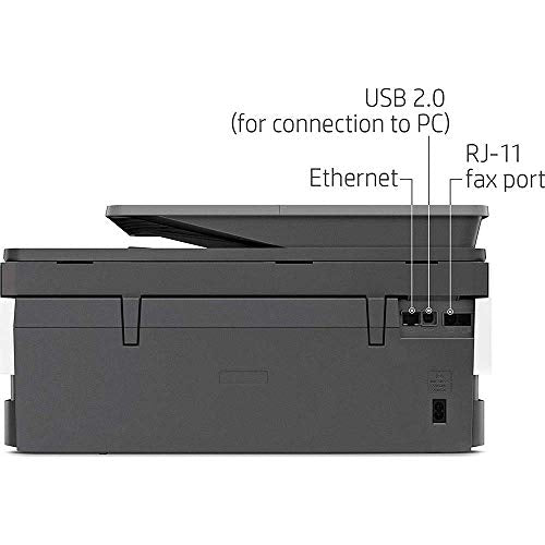 HP OfficeJet Pro 8025 All-in-One Wireless Smart Printer for Home & Office with Alexa 1KR57A Print, Scan, Copy, Fax, Mobile Functions Bundle with DGE USB Cable + Small Business Productivity Software