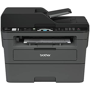 Brother MFC-L2690DW Compact Monochrome All-in-One Laser Printer - Print Copy Scan Fax - Wirless Connectivity - Mobile Printing - Auto 2-Sided Printing - ADF - Up to 26 Pages/Min + iCarp Printer Cable