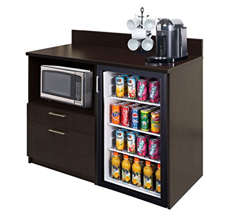 Coffee Kitchen Lunch Break Room Furniture Cabinets Fully Assembled Ready to Use 1pc Group Model 3283 Color Espresso - Instantly Create Your New Break Room!!! (Note: Purchase Includes Furniture ONLY).