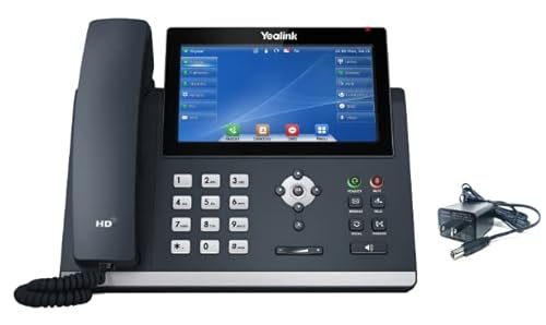 IP Phone Market Yealink T48U IP Phone - Power Adapters Included - 1 Year Warranty - Unlocked for Any VoIP Provider