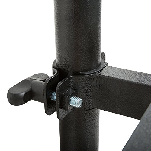 Versa Tables Black Adjustable Flat Wall Mounted Computer Workstation with Universal Monitor Mount and Keyboard Tray
