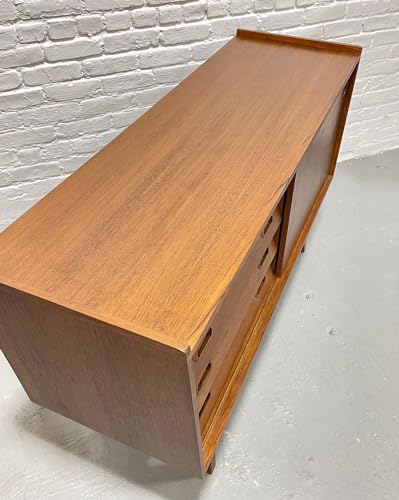 Lschool Asymmetrical Mid Century Modern Credenza/Media Stand/Sideboard