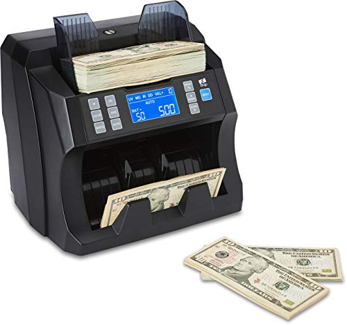 ZZap NC25 Bill Counter & Counterfeit Detector - Money Currency Cash Note Machine