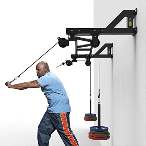 BGLMX Multi-Function Pull-Up Stick Home Gym Pull-Up Bars Wall-Mounted Chin Up Bar with Resistance Band for Sandbag Shelf, Dips Bar & Power Ropes, Strength Training Equipment,119cm/16.8''