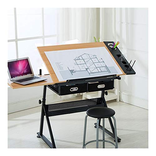 JDkilp Artist Table,with Adjustable Height for Art Design Drawing Writing Painting Crafting Drafting Work and Study