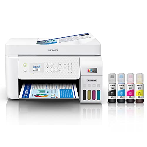 Epson EcoTank ET-4800 All-in-One Wireless Color Inkjet Printer