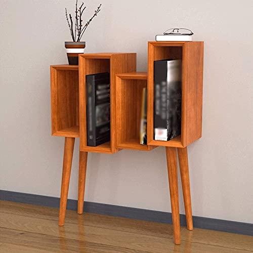 Wooden Vinyl Record Storage Holder - Home Decor Record Display Stand