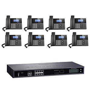 Grandstream UCM6208 IP PBX Gigabit with 8 GXP1782 IP Phones