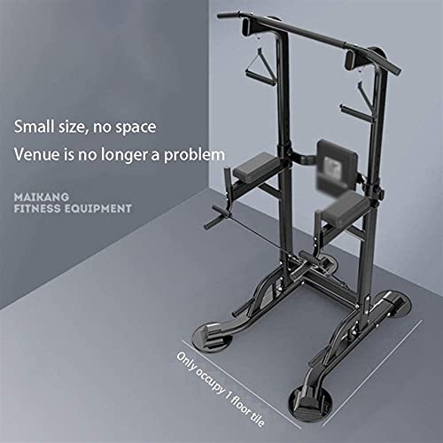 SJNQJJ Pull Ups Strength Training Dip Stands, Workout Dip Station for Home Gym Strength Training Fitness Equipment