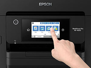 Epson Workforce Pro WF-4830 All-in-One Wireless Color Inkjet Printer, Black
