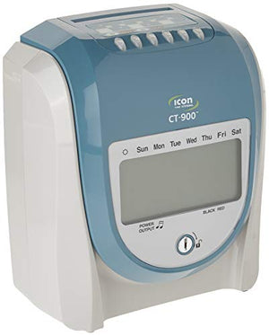 Icon time systems CT-900 Calculating Time Recorder with Free Lifetime Support and Operational Battery Backup