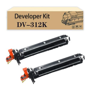 LISTWA Compatible Replacement DV-312K Developer Kit for Konica Minolta Printers, High Yield 100,000 Pages Black*2
