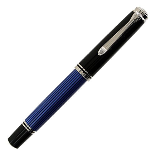 Pelikan 805 Blue Series Fountain Pen - Blue/Black, Fine Nib 933622