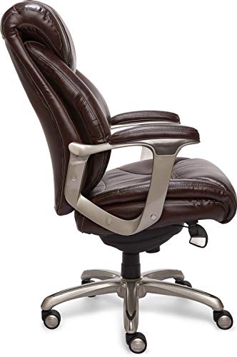 La-Z-Boy Cantania Executive Bonded Leather Office Chair - Coffee (Brown)