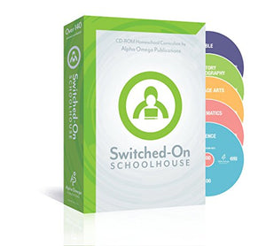Switched on Schoolhouse, Grade 3, AOP 5-Subject Set - Math, Language, Science, History and Bible (Alpha Omega HomeSchooling), SOS 3RD Grade CD-ROM Curriculum, Complete Set