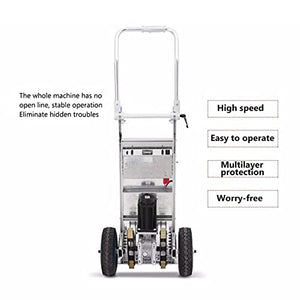 FAXIOAWA Electric Stair Climbing Cart - 240Kg Capacity - Aluminum Alloy - 800W Brushless DC Motor & Power Battery