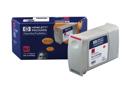 HP Magenta DesignJet Original Ink Cartridge, 350-ml (C4847A)