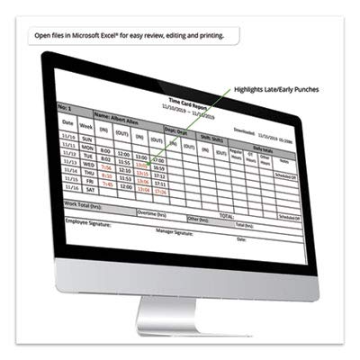 Acroprint 010276000 BioTouch Time Clock, Hours/Minutes/Seconds, 6 x 1 1/2 x 5