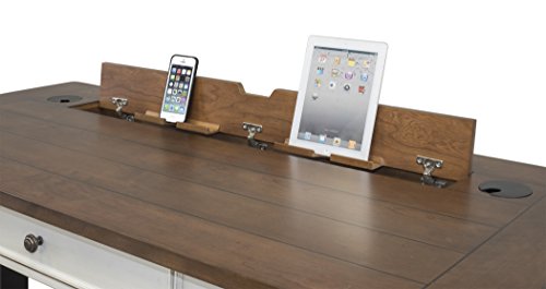 Martin Furniture IMDU384T-Kit Durham Sit/Stand Desk, White