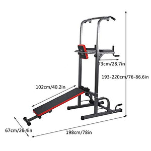 Multifunction Pull‑up Frame Bracket, Multifunctional Workout Equipment Exercise Machine with Foldable Supine Position Plate Fitness Equipment for Home Gym Fitness Strength Training