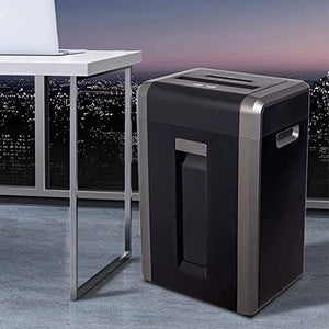 None 25-Sheet Heavy Duty Paper Shredder with 30-Minute Runtime - 31L Wastebasket - Black