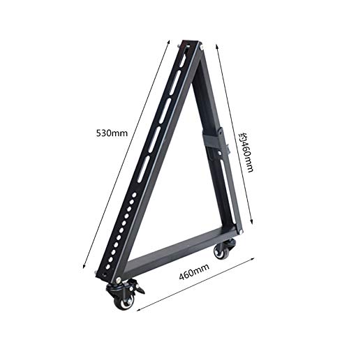 TV Rack Furniture Mobile Floor TV Stand/Cart Tray - Tall TV Stand VESA Bracket Mount for 32 to 65 Inch TVs