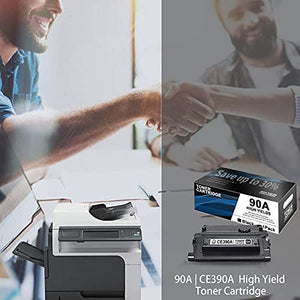 (3 Pack, Black) 90A CE390A Toner Cartridge Compatible 90A Toner Replacement for HP Enterprise 600 Printer M602dn M602x M603n M603dn M603xh M4555h M4555f M4555fskm M4555 Printer Toner