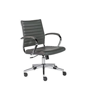 EV Furniture Brooklyn Low Back Office Chair in Gray