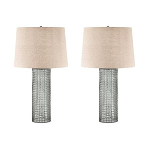 Lamp Works Glass LED Table Lamp in Glass (Set of 2)