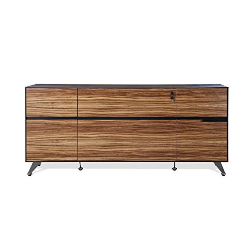Unique Furniture 493-ZE Storage Credenza, Zebrano