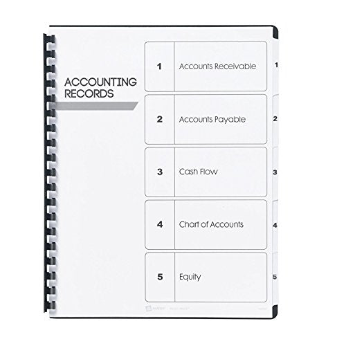 Avery Ready Index Table of Contents Dividers with Narrow Tabs, Unpunched, 8.5 x 11 inches, 1-5 Tab, White Tab, Laser/Inkjet,-Pack of 5 (11162)