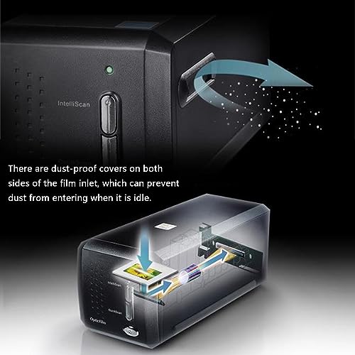 JYSWDZ Automatic Film & Slide Scanner, 35mm Negative Film Stripe & Slide Batch Converter - Max 7200 Dpi